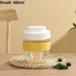 Tragbarer Frühstücksbecher mit Löffel – Vorratsbehälter für Lebensmittel für Studenten und Picknicks