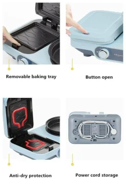 Tragbarer Frühstückszubereiter – Multifunktionales Küchengerät