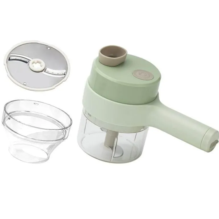 Tragbarer Gemüseschneider-Mixer - 2-in-1-Küchengerät