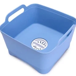 Tragbarer Gemüsewascher mit Abtropfkorb