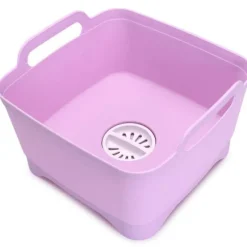 Tragbarer Gemüsewascher mit Abtropfkorb