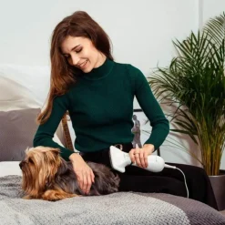 Tragbarer Haustier-Haartrockner – 2-in-1 verstellbarer Hunde-/Katzentrockner