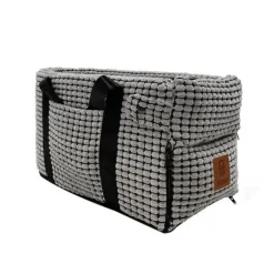 Tragbarer Haustierträger - Reisetasche mit gemütlichem Bett