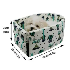 Tragbarer Haustierträger - Reisetasche mit gemütlichem Bett