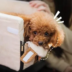 Tragbarer Haustierträger - Reisetasche mit gemütlichem Bett