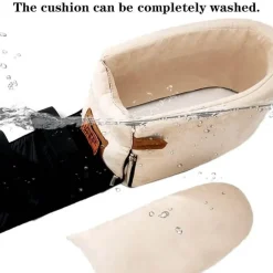 Tragbarer Haustierträger - Reisetasche mit gemütlichem Bett