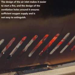 Tragbarer Holzkohlegrill – Faltbares Camping-Grillwerkzeug