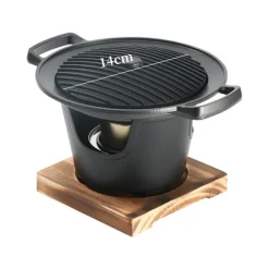 Tragbarer japanischer BBQ-Grill mit Antihaftbeschichtung – Mini-Grillpfanne