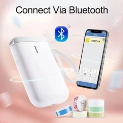 Tragbarer kabelloser Etikettendrucker – Schnelles Thermodruckgerät