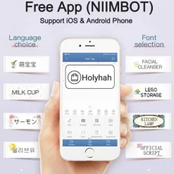 Tragbarer kabelloser Etikettendrucker – Schnelles Thermodruckgerät