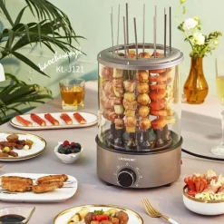 Tragbarer Kebab-Grill – Elektrischer Grill für drinnen und draußen