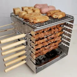 Tragbarer Kebab-Grill – Rauchfreies Mini-Kochgerät
