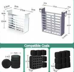 Tragbarer Kebab-Grill – Rauchfreies Mini-Kochgerät