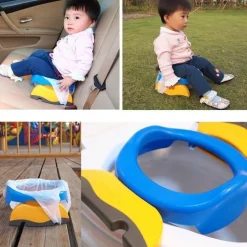 Tragbarer Kinder-Reisetöpfchensitz – 2-in-1-Klappdesign
