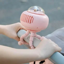 Tragbarer Kinderwagen-Ventilator – flexibles, süßes Design