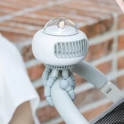 Tragbarer Kinderwagen-Ventilator – flexibles, süßes Design
