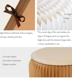 Tragbarer Klapphocker - Kreativer platzsparender Stuhl