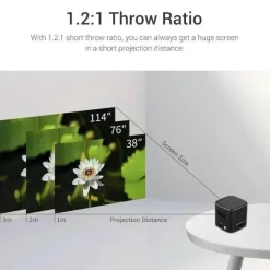 Tragbarer 4K-Miniprojektor – Smart Cinema Display