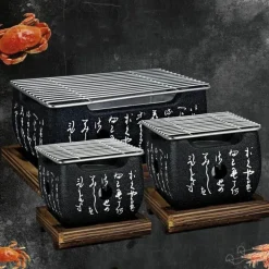 Tragbarer koreanischer BBQ-Grill – Grillofen für den Außenbereich