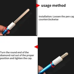Tragbarer Messerschärfer – Werkzeug zum Schärfen von Küchen- und Angelklingen