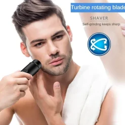 Tragbarer Mini-Elektrorasierer mit USB-Ladefunktion