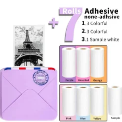 Tragbarer Mini-Fotodrucker – Sofortiger Schnelldruck