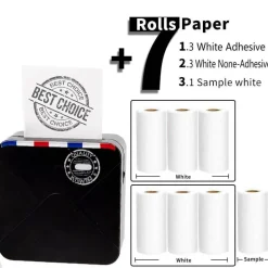 Tragbarer Mini-Fotodrucker – Sofortiger Schnelldruck