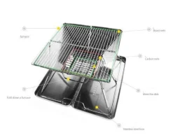 Tragbarer Minigrill – Faltbarer Reisegrill