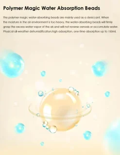 Tragbarer Mini-Luftentfeuchter aus Keramik für den Heimgebrauch