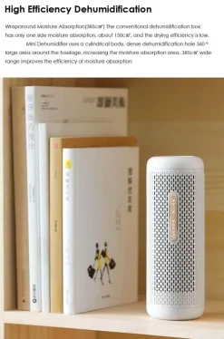 Tragbarer Mini-Luftentfeuchter aus Keramik für den Heimgebrauch