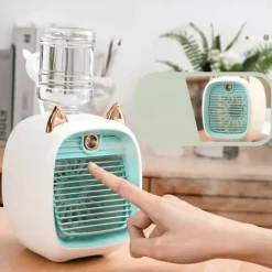 Tragbarer Mini-Luftkühler – Kompakter Luftbefeuchter für Zuhause und unterwegs