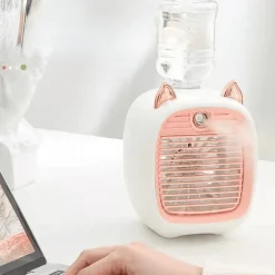 Tragbarer Mini-Luftkühler – Kompakter Luftbefeuchter für Zuhause und unterwegs