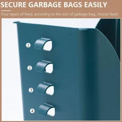 Tragbarer pastellfarbener Müllsackhalter – einfacher Organizer für Zuhause und Büro