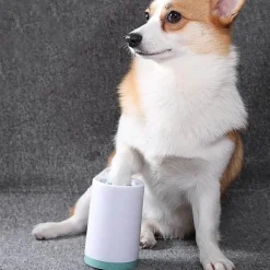 Tragbarer Pfotenreiniger für Haustiere – einfacher Fußreiniger für Hunde und Katzen