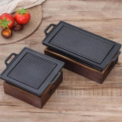 Tragbarer rauchfreier BBQ-Grill – Antihaft-Grill im japanischen Stil