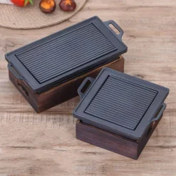 Tragbarer rauchfreier BBQ-Grill – Antihaft-Grill im japanischen Stil