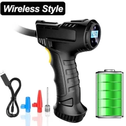 Tragbarer Reifenfüller – Digitale Luftpumpe für Autos