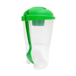 Tragbarer Salatbecher – Mini-Salatbehälter mit Gabel