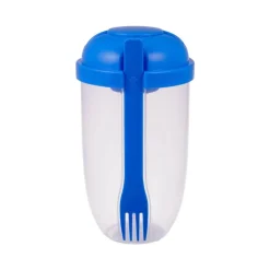 Tragbarer Salatbecher – Mini-Salatbehälter mit Gabel