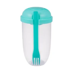 Tragbarer Salatbecher – Mini-Salatbehälter mit Gabel