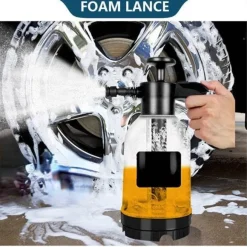 Tragbarer Schaumwassersprüher - Seifenblasenblaster mit Handpumpe