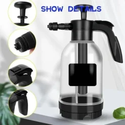 Tragbarer Schaumwassersprüher - Seifenblasenblaster mit Handpumpe