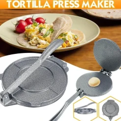 Tragbarer Tortilla-Maker – Einfache hausgemachte Teigpresse