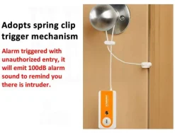 Tragbarer Türalarm - Sicherheitswarnsystem