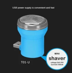 Tragbarer USB-Reiserasierer – Kompakter Elektrorasierer