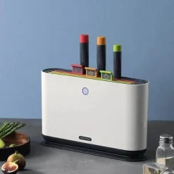 Tragbarer UV-Messersterilisator mit Schneidebretthalter