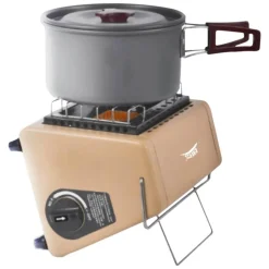 Tragbarer, verstellbarer Campingkocher – Kompakter Außenheizer