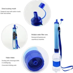 Tragbarer Wasserreiniger - Überlebensfilter zum Wandern