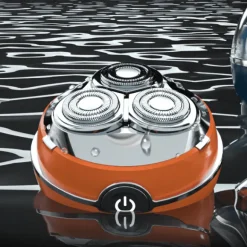 Tragbarer wiederaufladbarer elektrischer Reiserasierer - Mini-Rasierer