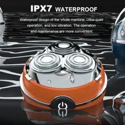 Tragbarer wiederaufladbarer elektrischer Reiserasierer - Mini-Rasierer